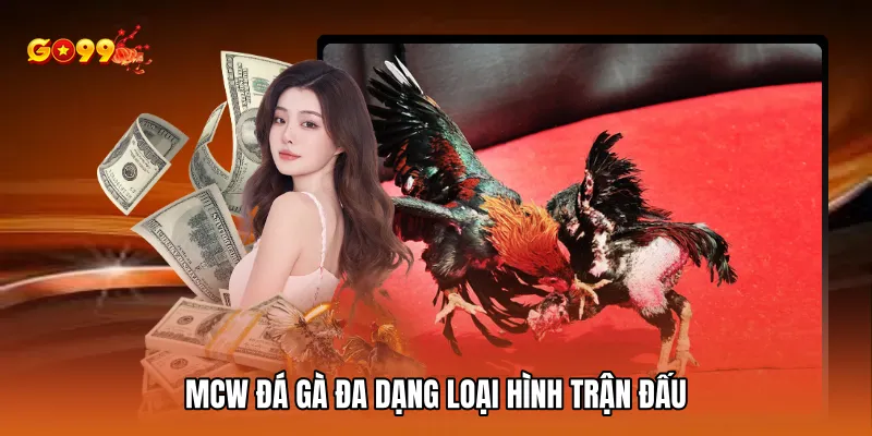 Mcw đá gà đa dạng loại hình trận đấu